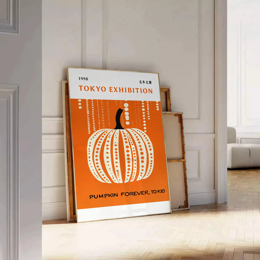 captivating harmony Pumpkin Forever Yayoi Kusama 2 stunning poster rich black brown hues perfect homage visionary art space masterpiece unframed options